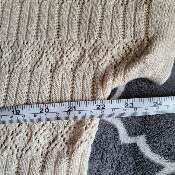 Croft & Barrow Long Cardigan Duster Size 2x Open Knit Coastal Beachy Classic Nwt - Picture 4 of 6